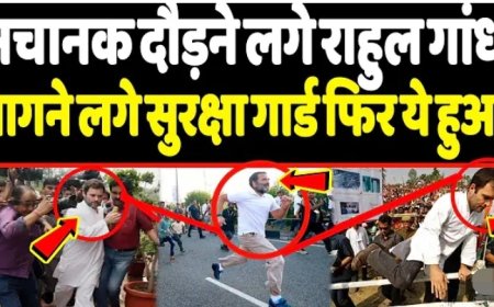 अचानक_दौड़ने_लगे_राहुल_गांधी_भागने_लगे_सुरक्षा_गार्ड_फिर_जो_हुआ_पूरा_देश_रह_गया_हैरान!