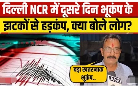 Delhi_NCR_Earthquake__दिल्ली_एनसीआर_में_दूसरे_दिन_भूकंप_के_झटके_।_Jhajjar_।_Breaking_News_। TRN LIVE