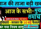 15 अप्रैल 2026 का 100 मुख्य समाचार जो इस तरीके से हैमौसम हो सर्द बारिश का या भरी रहे कितनी तपिश ! खुशियाँ और आनंद लेने वाले को कोई रोक नहीं सकती बंदिश!☺️