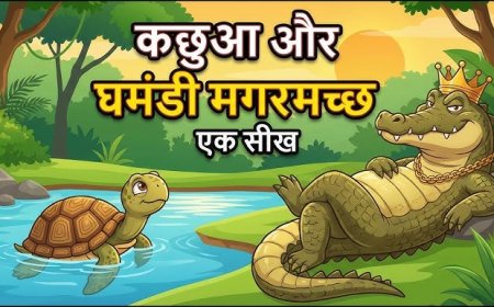 घमंडी मगरमच्छ और शांत कछुआ💐💐* हिमाचल सरकार पेट्रोल और डीजल संस्करण प्रकाशित हुआ 