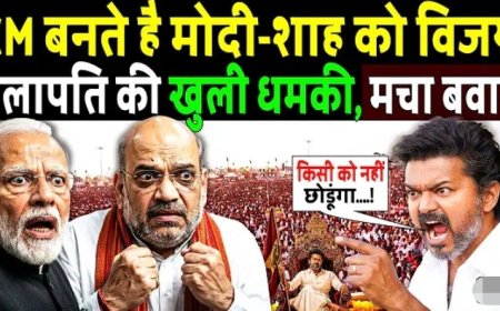 CM_बनते_ही_Modi-Shah_को_Vijay_Thalapathy_की_खुली_धमकी!_Vijay_Thalapathy_Open_Threat_to_Modi_and_Shah