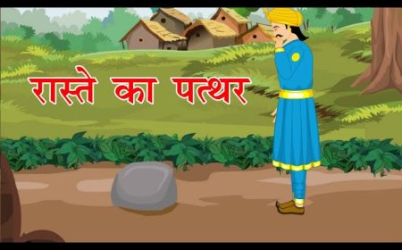 एक पत्थर रास्ते में पड़ा हुआ था वह कोई वहां से हटा नहीं रहा था किसी के पास ले गया कहीं पर भी लगे इस कहानी के आधार पर स्टोरी है