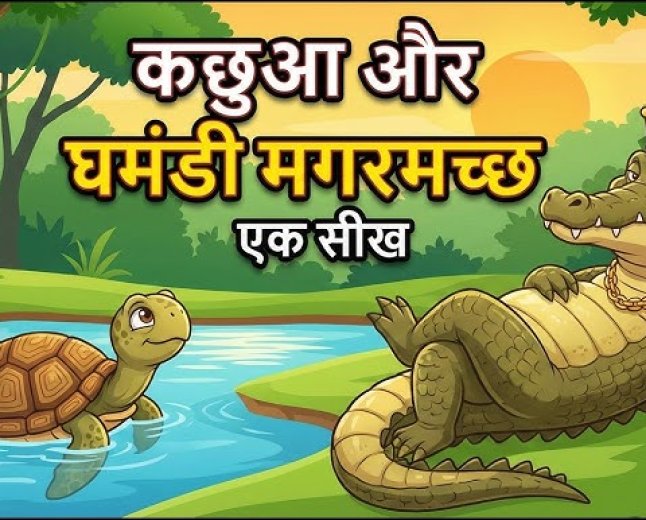 घमंडी मगरमच्छ और शांत कछुआ💐💐* हिमाचल सरकार पेट्रोल और डीजल संस्करण प्रकाशित हुआ 