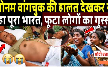 सोनम_वांगचुक_की_हालत_देख_रो_रहा_पूरा_भारत!_Sonam_mansukh_hunger_strike_news___Cockorach_Janata_Party