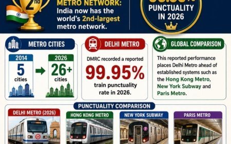Jitendra Kumar: *Delhi Metro Beats Hong Kong, Paris And New York With 99.95% Trains On Time*