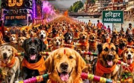 3_कुत्ते_लेकर_आ_रहे_कांवड़_,_इतिहास_में_पहली_बार_देखा___3_Dogs_kanwar___#3_Dogskanwar_#UniqueKanwar