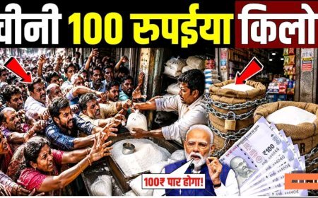 चीनी_100_रुपईया_किलो!_मचा_गया_हाहाकार,_कितना_जाएगा_चीनी_की_दाम!_Why_Sugar_Price_Increase_in_India