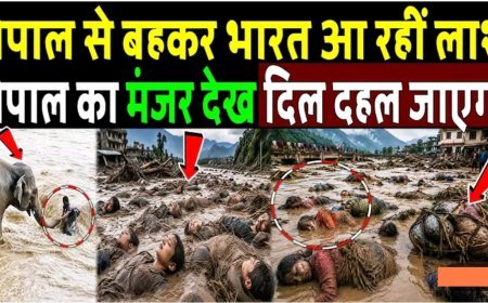 नेपाल_का_मंजर_देख_दिल_दहल_जाएगा!_what_happened_Nepal_flood_disaster_explain_!_Nepal_Flash_Flood_News