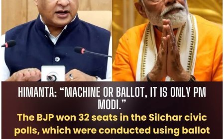  The BJP-led NDA has won 34 of the 42 seats in the first Silchar Municipal Corporation election 